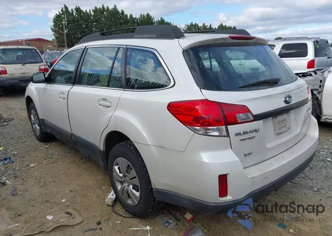 2010 Subaru Outback 2.5I z USA, uszkodzony, nr VIN 4S4BRCAC0A3311139